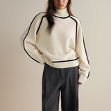 Marjorie | Ribbed Roll Neck Jumper