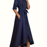 Martine | Perfect Buttoned Maxi Dress for Parties