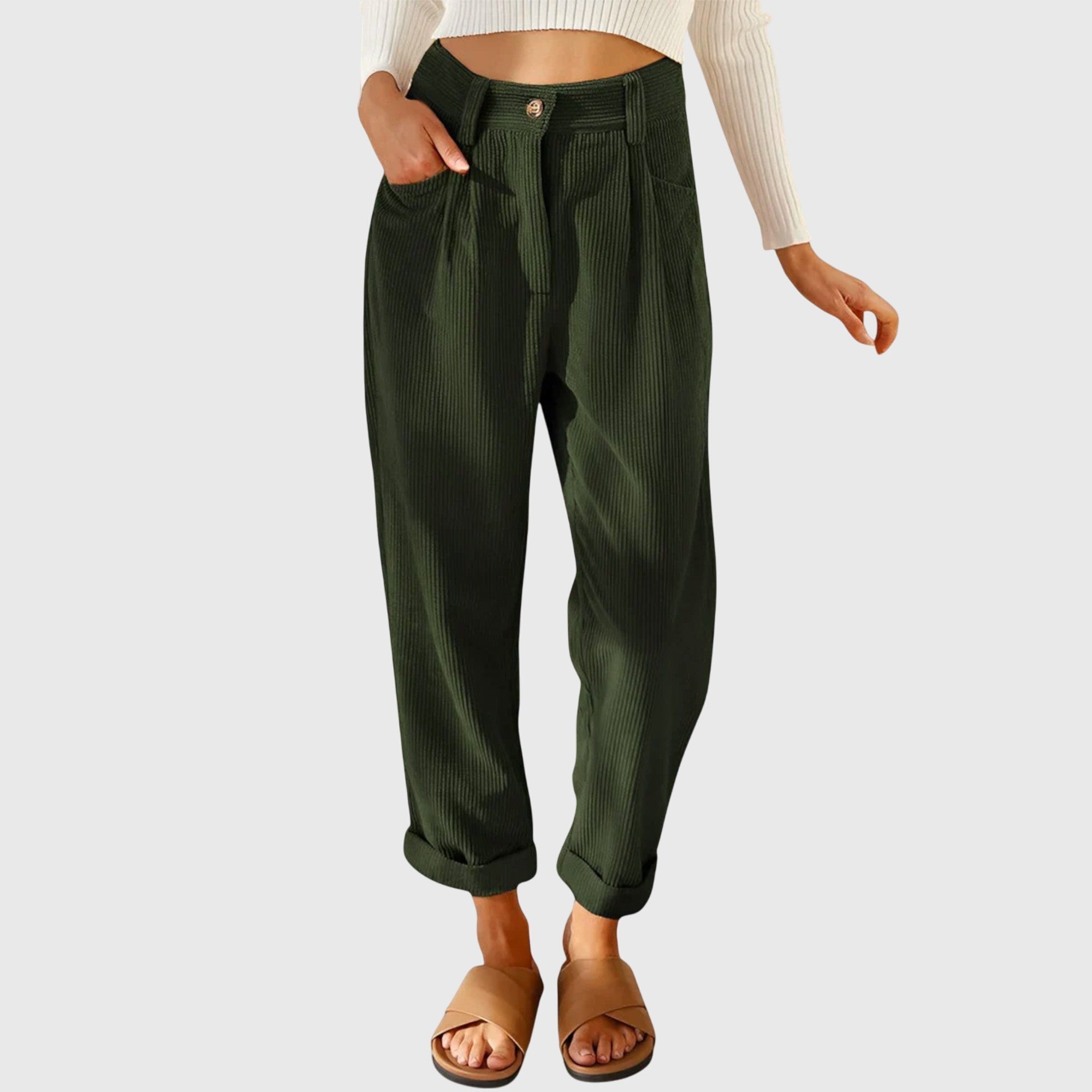 Claire | Modern Cord Trousers