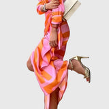 Everly | Elegant Wrap Dress with Print