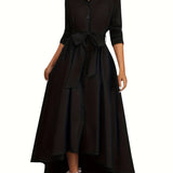 Martine | Perfect Buttoned Maxi Dress for Parties