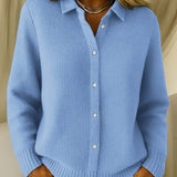 Clodagh | Textured Knit Button Cardigan