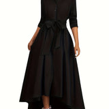 Martine | Perfect Buttoned Maxi Dress for Parties