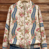Eulalia - Ribbon Cardigan in Climbing Rose
