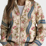 Eulalia - Ribbon Cardigan in Climbing Rose