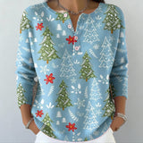 Iris - Christmas Jumper with Buttons