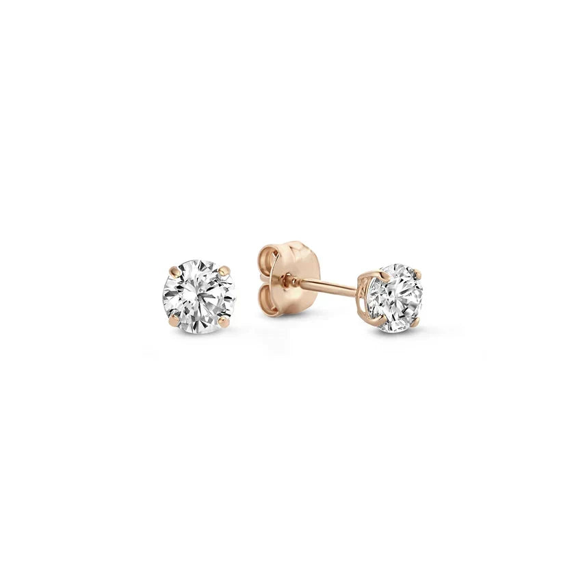 Moon-shaped Drop Earrings