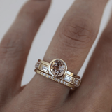 Hopp - Crystalised Gold Ring Set