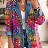 Paulina | Expressive Jacket with Sequin Pattern