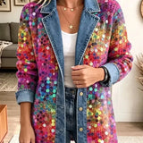 Paulina | Expressive Jacket with Sequin Pattern