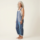 Isaline | graphic blue patchwork