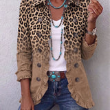 Greta | Ruffled Button-Front Jacket