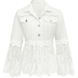 Addison | Jacket with Lace Inserts