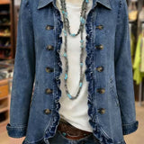 Maisie | Ruffled Trim Jacket