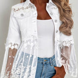 Addison | Jacket with Lace Inserts