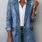 Harper | Jacket with Lace Inserts