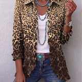 Abigail | Ruffled Leopard Jacket