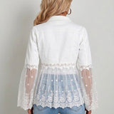 Addison | Jacket with Lace Inserts