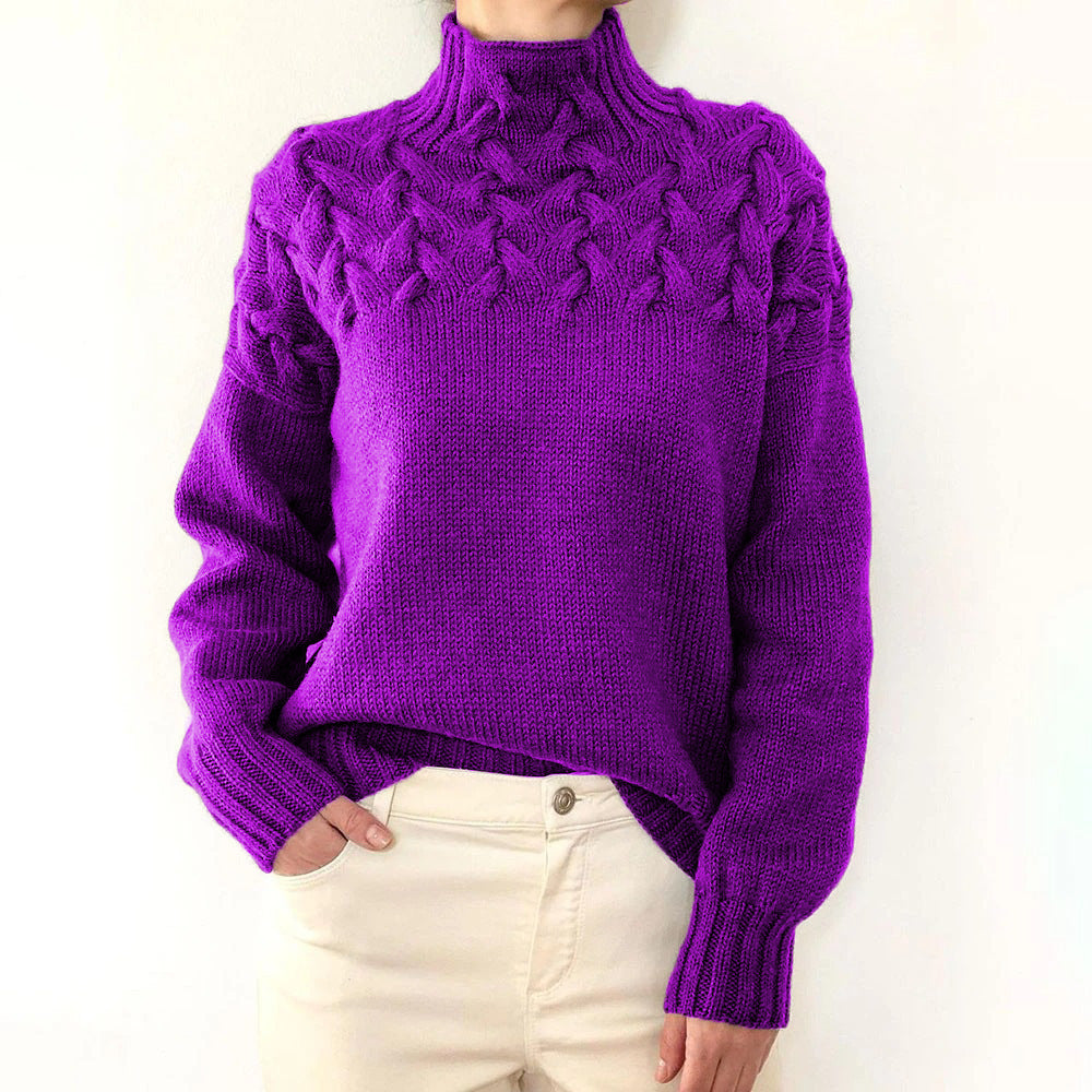 Nina | Warm Knitted Roll Neck