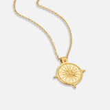 Anne – Geometric gold chain with intricate structure