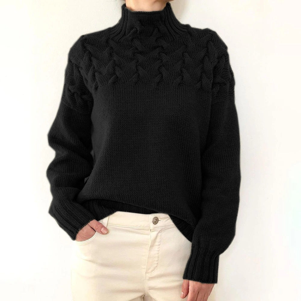 Nina | Warm Knitted Roll Neck